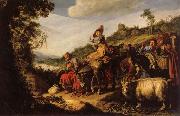 LASTMAN, Pieter Pietersz. Abraham on the Way to Canaan oil painting